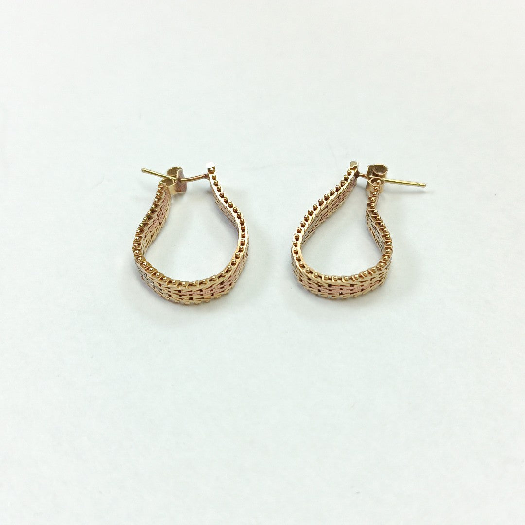 ARETES PAR ORO 14 K 7,20 GRMS (SEMINUEVO)