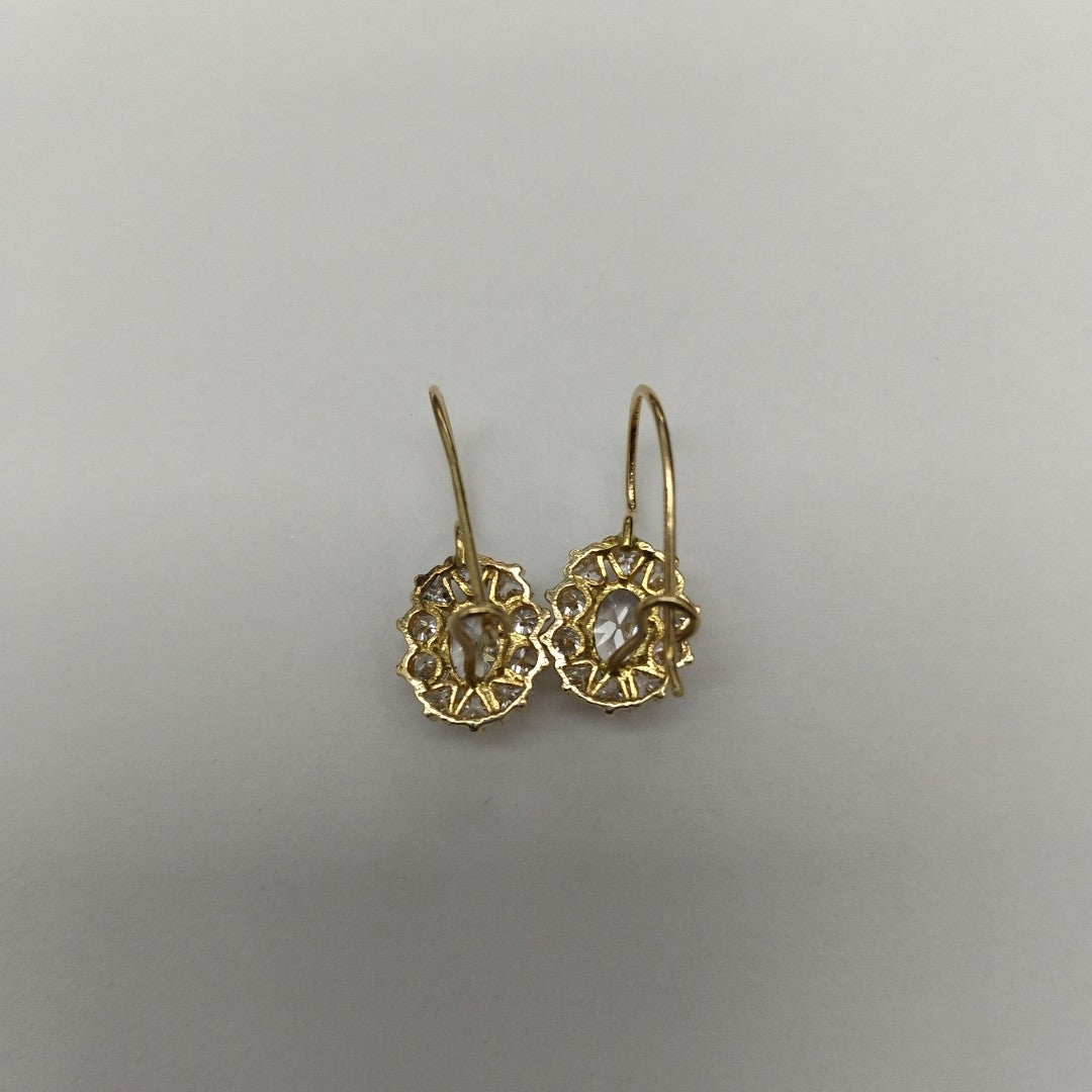 ARETES PAR ORO 14 K 2.4 GRMS (SEMINUEVO)
