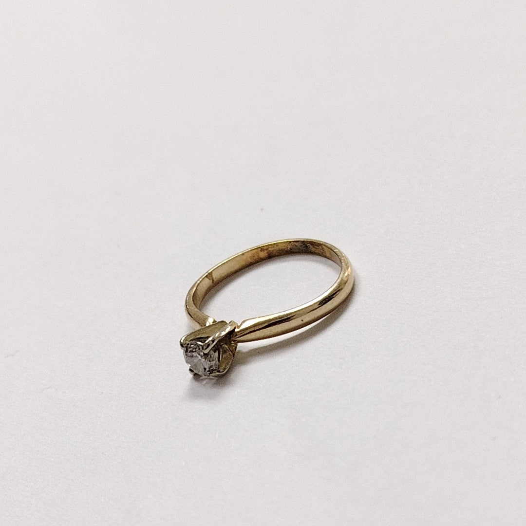 SOLITARIO ORO 14 K 1.7 GRMS (SEMINUEVO)