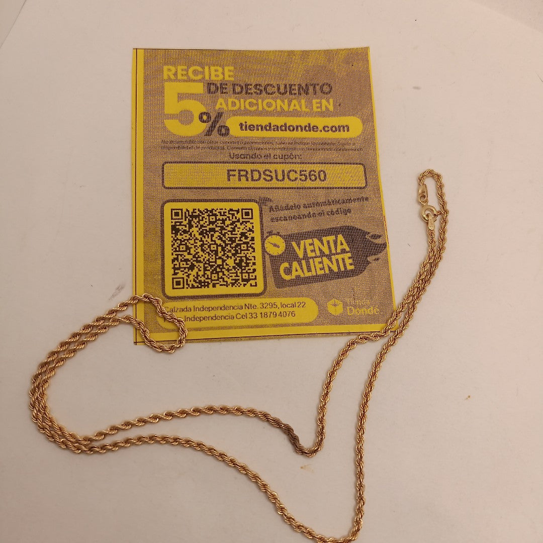 CADENA ORO 10 K 2 GRMS (SEMINUEVO)