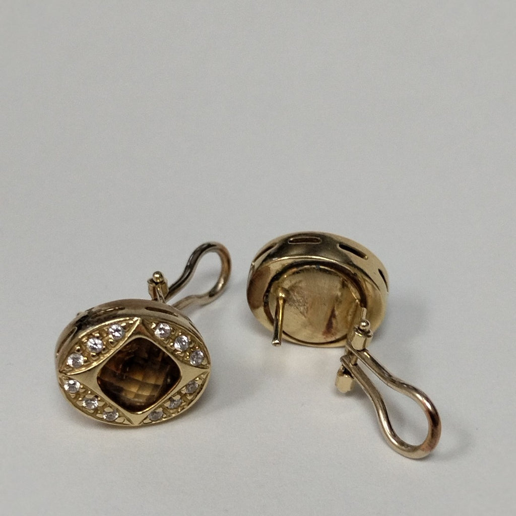 ARETES PAR ORO 14 K 9,10 GRMS (SEMINUEVO)