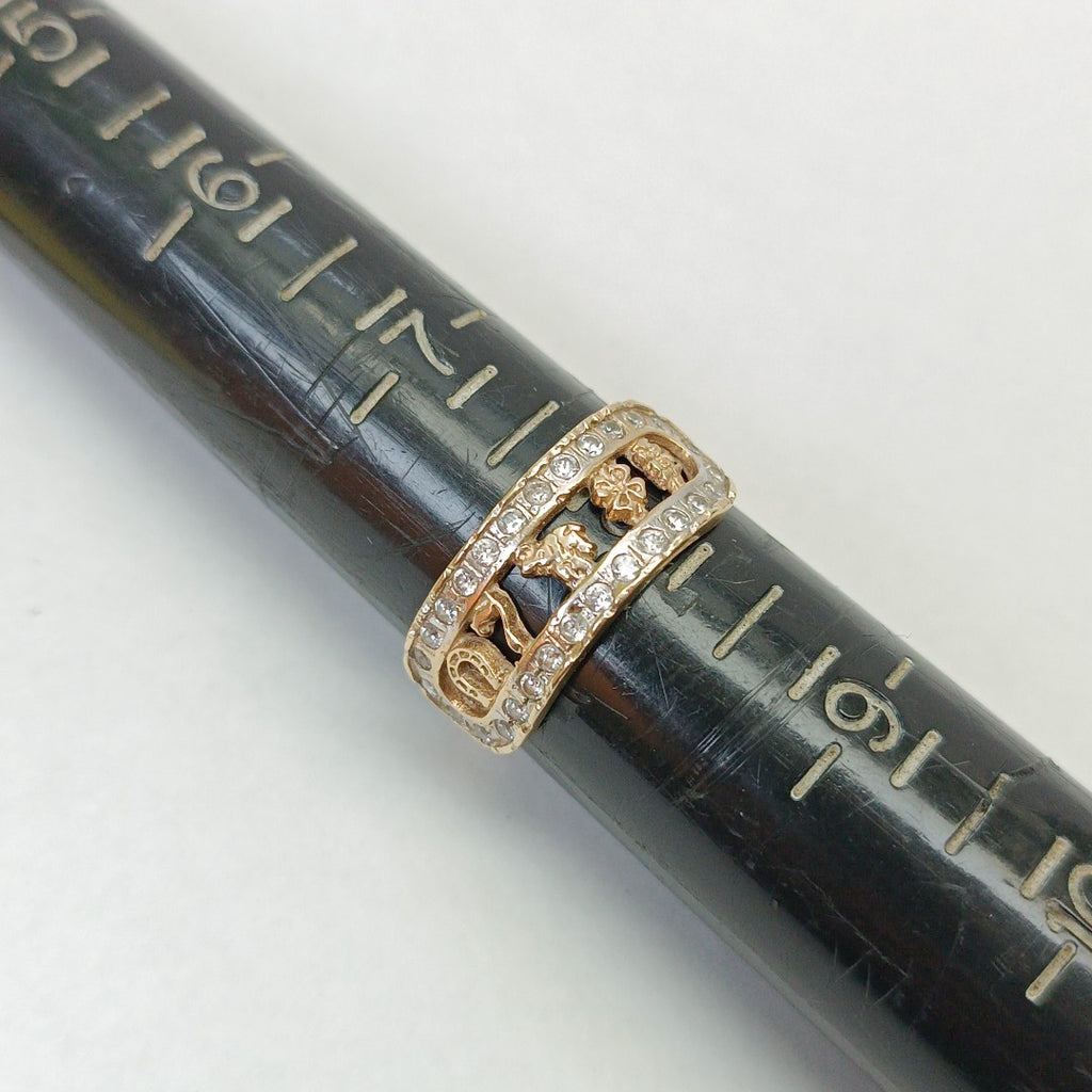 ARGOLLA DE LA SUERTE ORO 14 K 3.5 GRMS (SEMINUEVO)