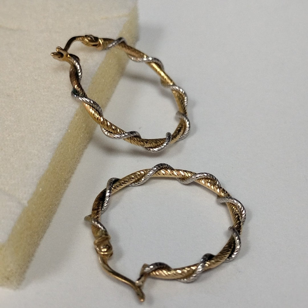 ARRACADAS PAR ORO 14 K 3,00 GRMS (SEMINUEVO)