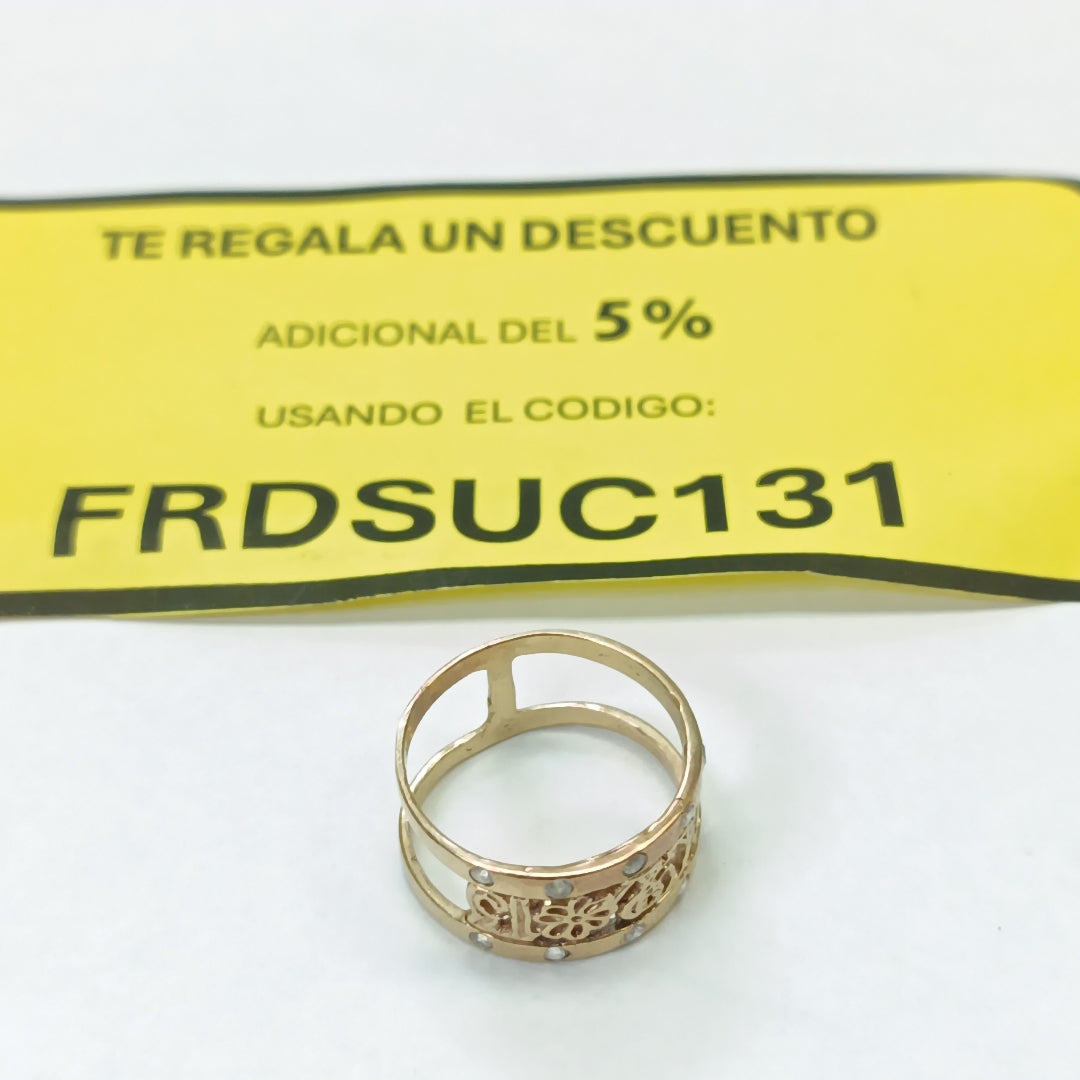 ANILLO ORO 10 K 3.7 GRMS (SEMINUEVO)