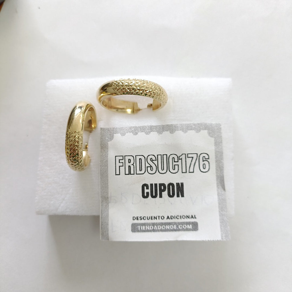 ARRACADAS PAR ORO 14 K 4,10 GRMS (SEMINUEVO)