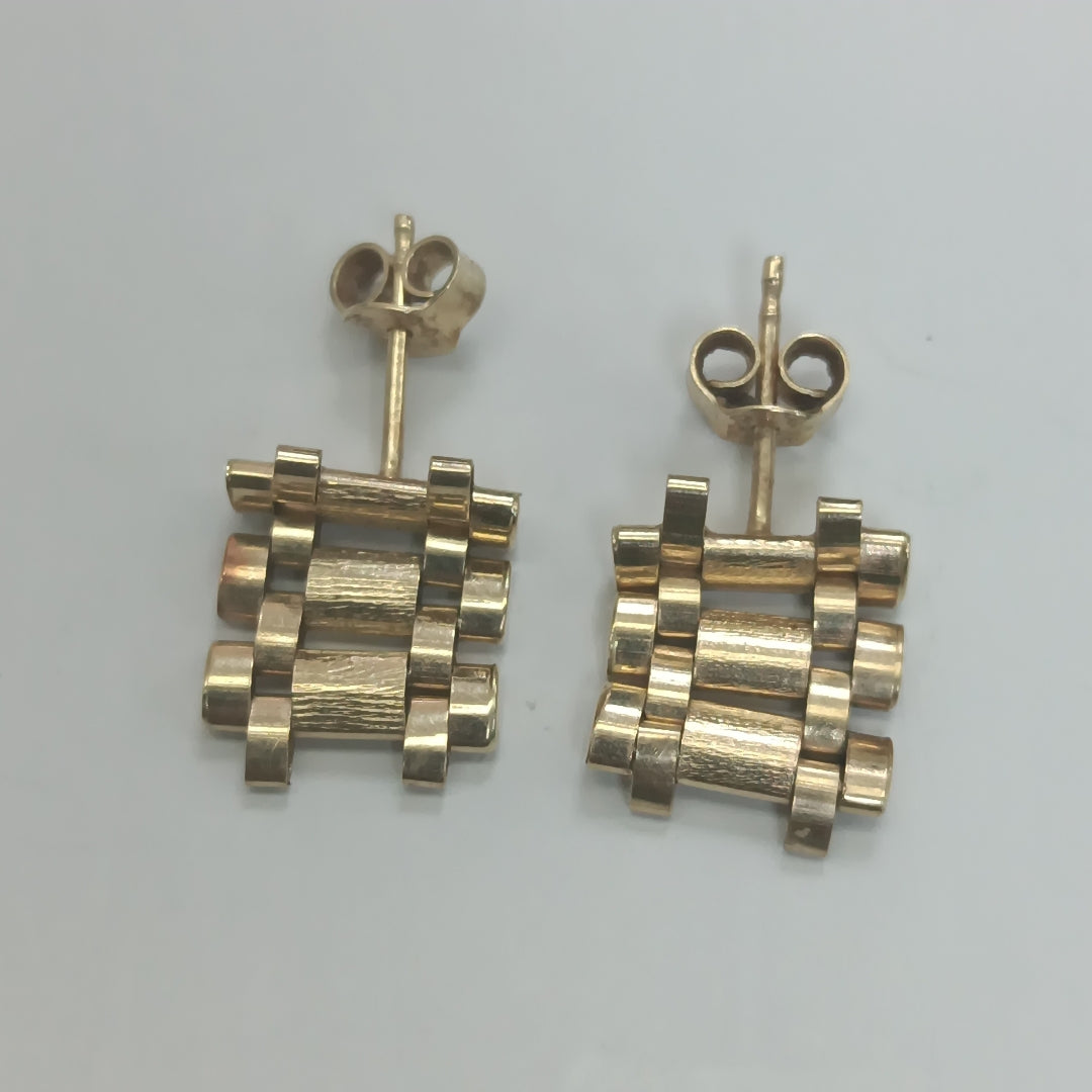 ARETES PAR ORO 14 K 2.1 GRMS (SEMINUEVO)