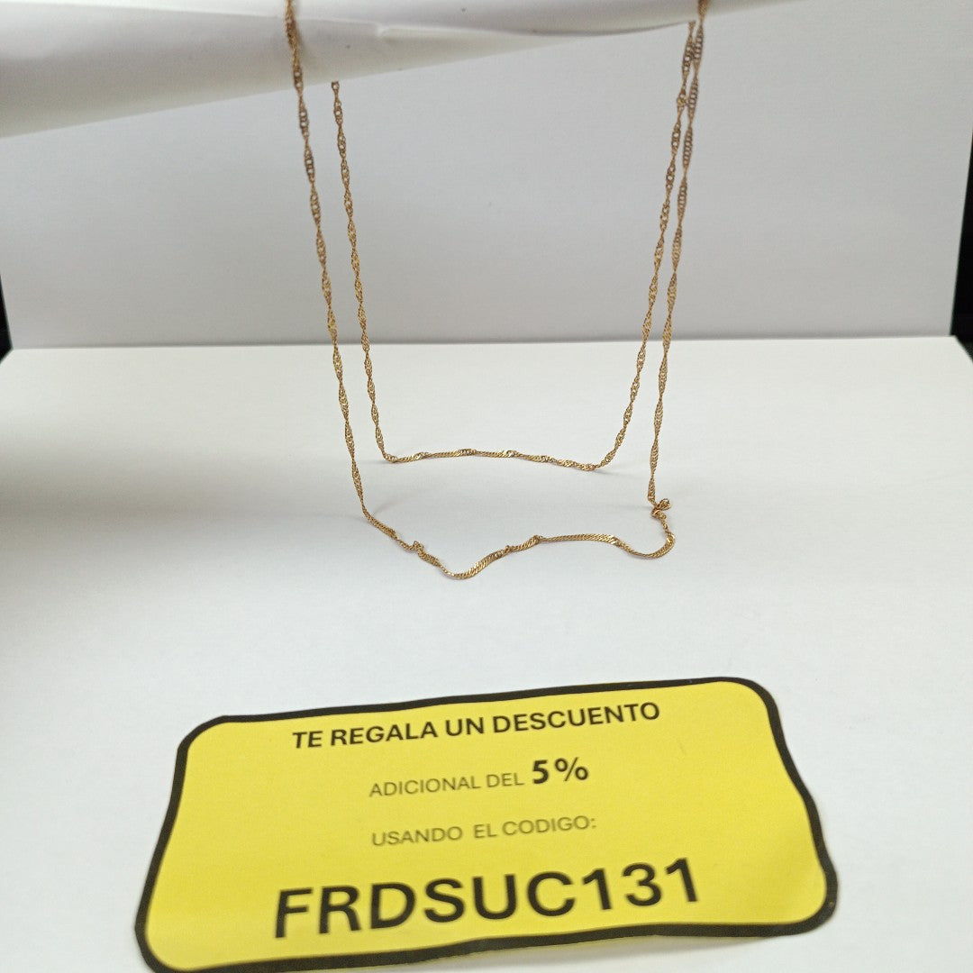 CADENA ORO 14 K 3,20 GRMS (SEMINUEVO)