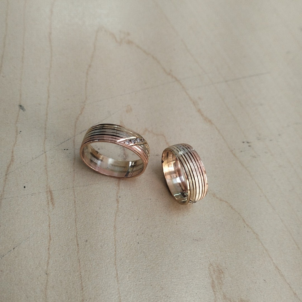 ARGOLLA ORO COMBINADO 14 K 6.1 GRMS (SEMINUEVO)