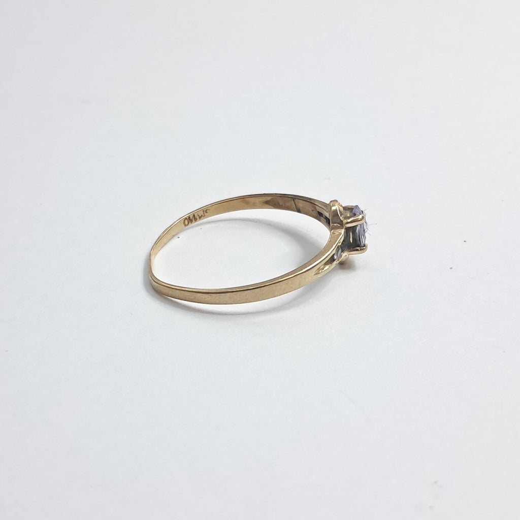 SOLITARIO ORO 14 K 1.1 GRMS (SEMINUEVO)