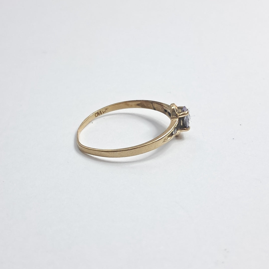SOLITARIO ORO 14 K 1.1 GRMS (SEMINUEVO)