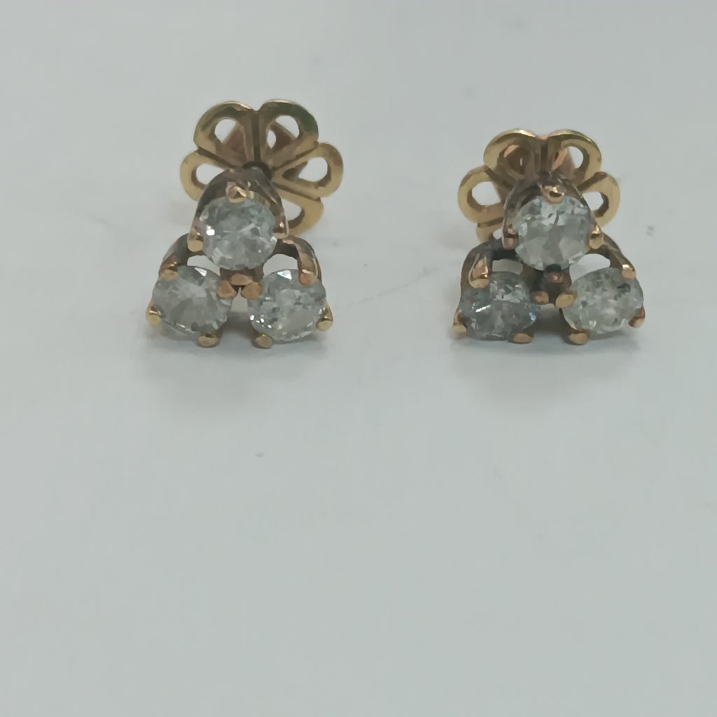 ARETES PAR ORO 14 K 2 GRMS (SEMINUEVO)