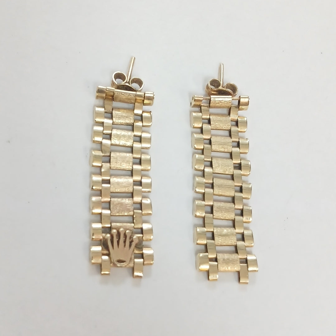 BROQUELES PAR ORO 14 K 4.7 GRMS (SEMINUEVO)