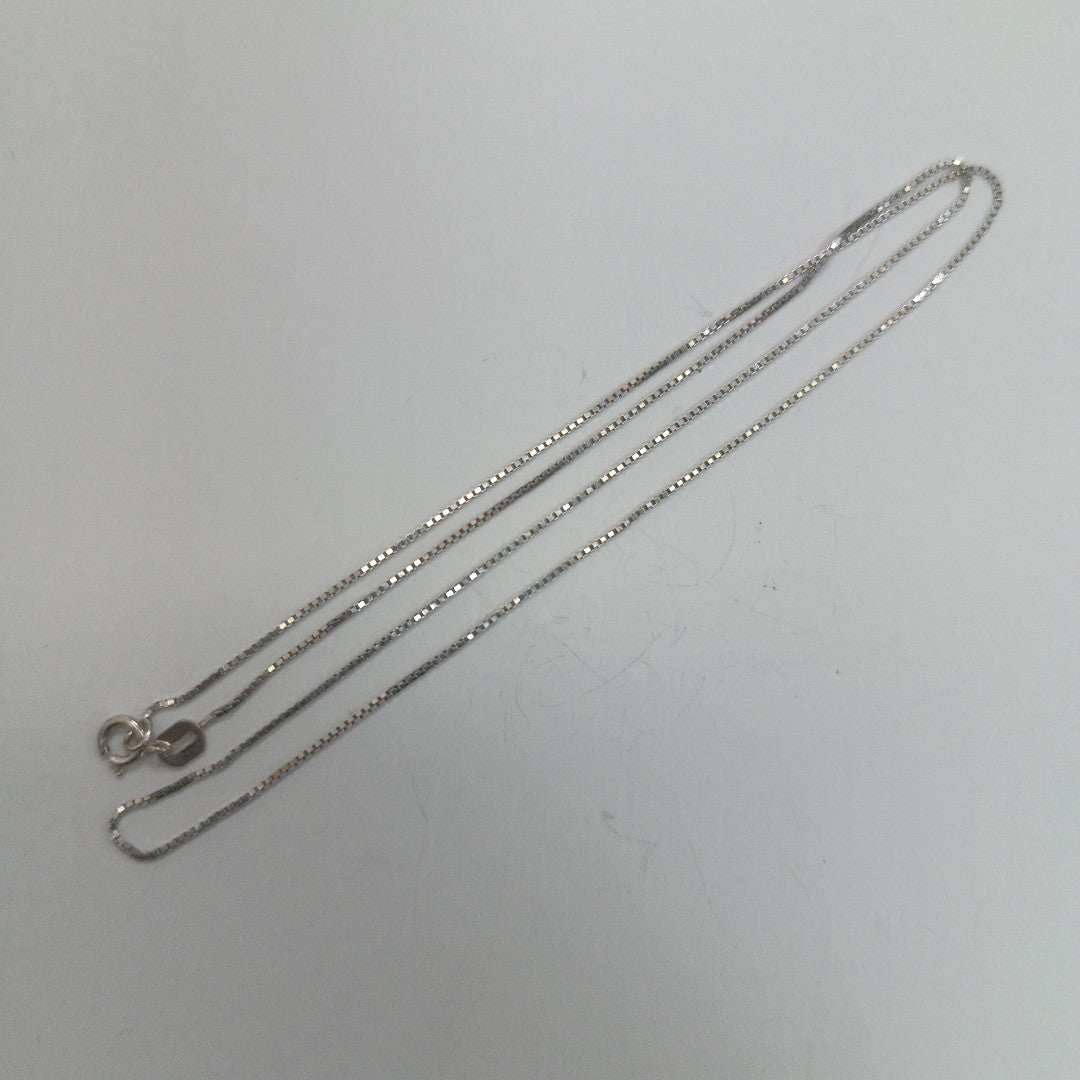 CADENA ORO BLANCO 14 K 1.2 GRMS (SEMINUEVO)