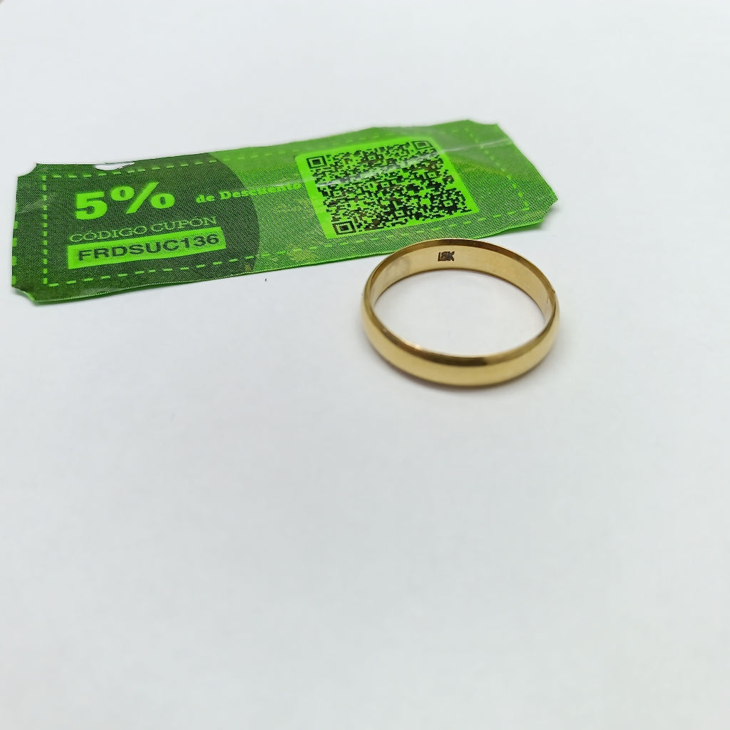 ARGOLLA ORO 18 K 4.3 GRMS (SEMINUEVO)