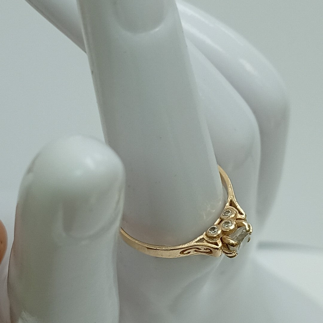 SOLITARIO ORO 14 K 1.5 GRMS (SEMINUEVO)