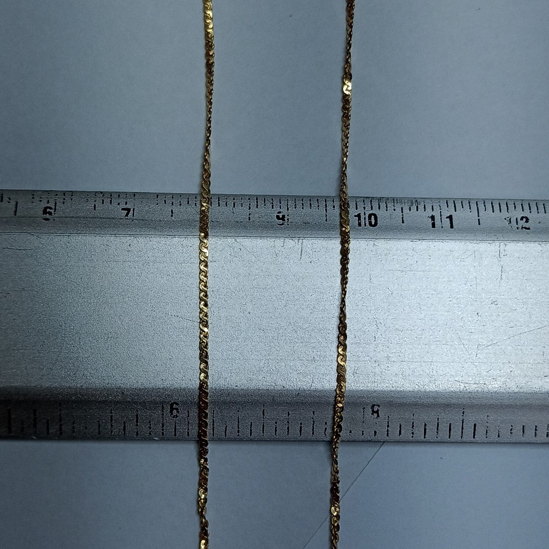 CADENA ORO 14 K 2.4 GRMS (SEMINUEVO)