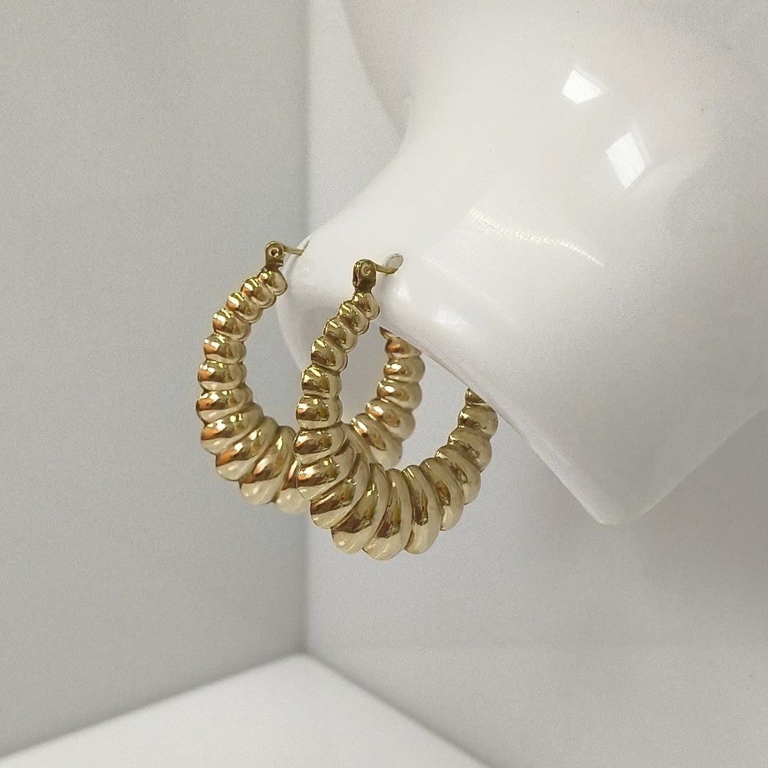 ARRACADAS PAR ORO 10 K 3,70 GRMS (SEMINUEVO)