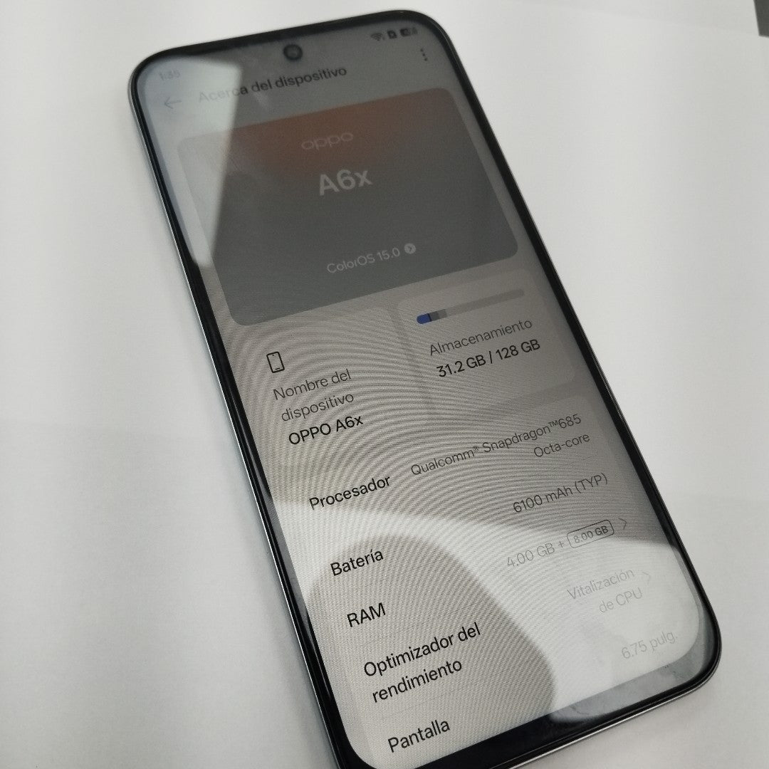 CELULAR OPPO A6X CPH2819 (2025) 128 GB 4 GB RAM (SEMINUEVO)