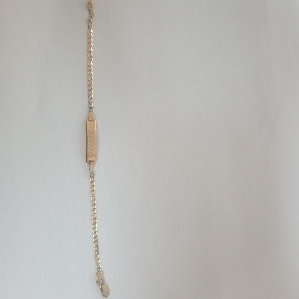 ESCLAVA ORO COMBINADO 14 K 2.3 GRMS (SEMINUEVO)