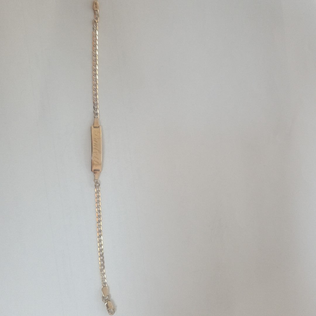 ESCLAVA ORO COMBINADO 14 K 2.3 GRMS (SEMINUEVO)