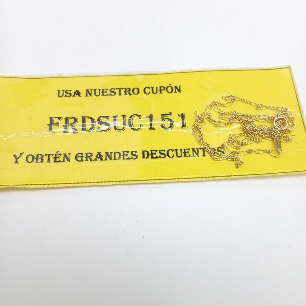 CADENA ORO 14 K 1.5 GRMS (SEMINUEVO)