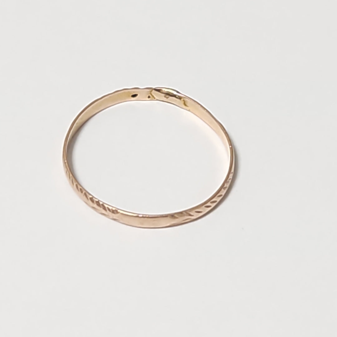 ANILLO ORO 8 K 0,70 GRMS (SEMINUEVO)
