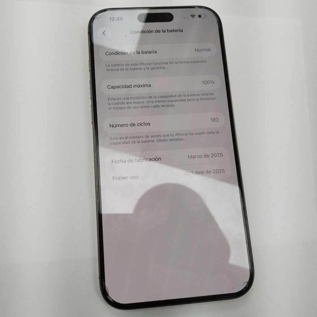 CELULAR APPLE IPHONE 16 PRO MAX A3295 (2024) 256 GB 8 GB RAM (SEMINUEVO)
