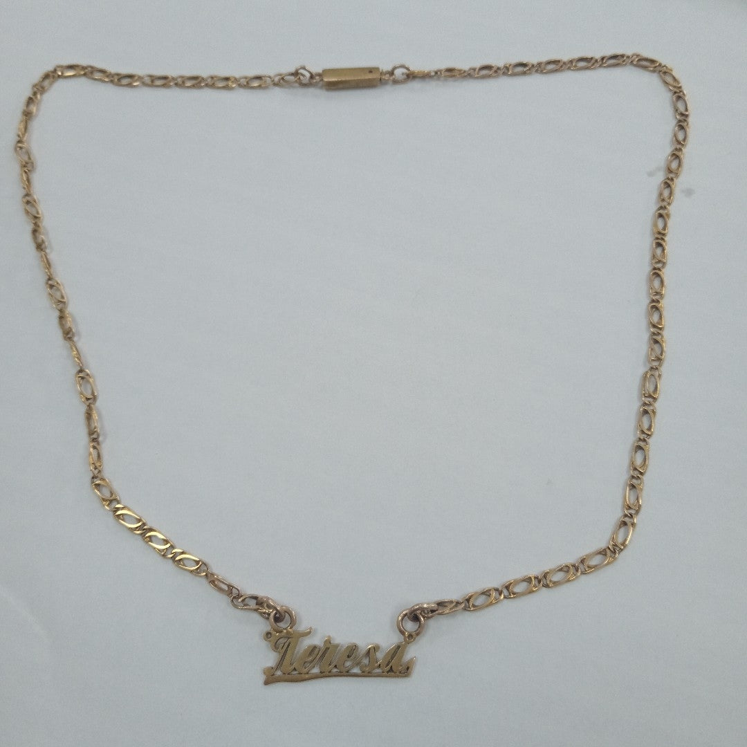 CADENA, DIJE ORO 10 K 11.8 GRMS (SEMINUEVO)