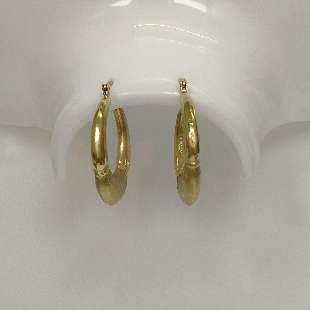 ARRACADAS PAR ORO 14 K 3,80 GRMS (SEMINUEVO)