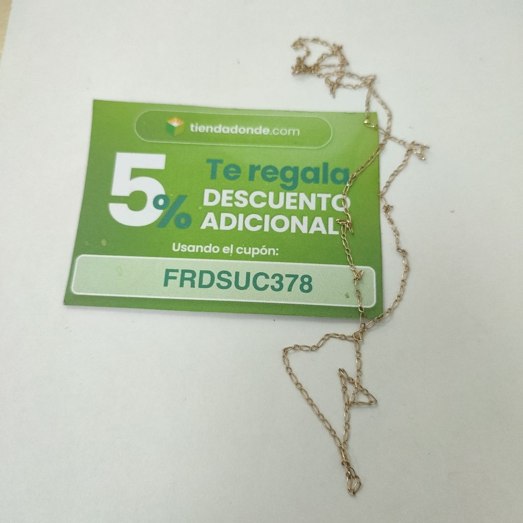 CADENA ORO 8 K 2,00 GRMS (SEMINUEVO)
