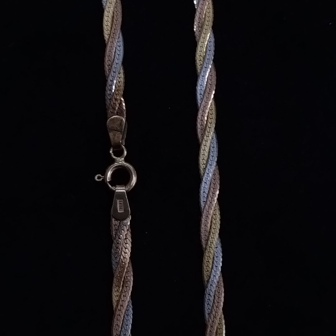 CADENA ORO, ORO COMBINADO 14 K 8.2 GRMS (SEMINUEVO)