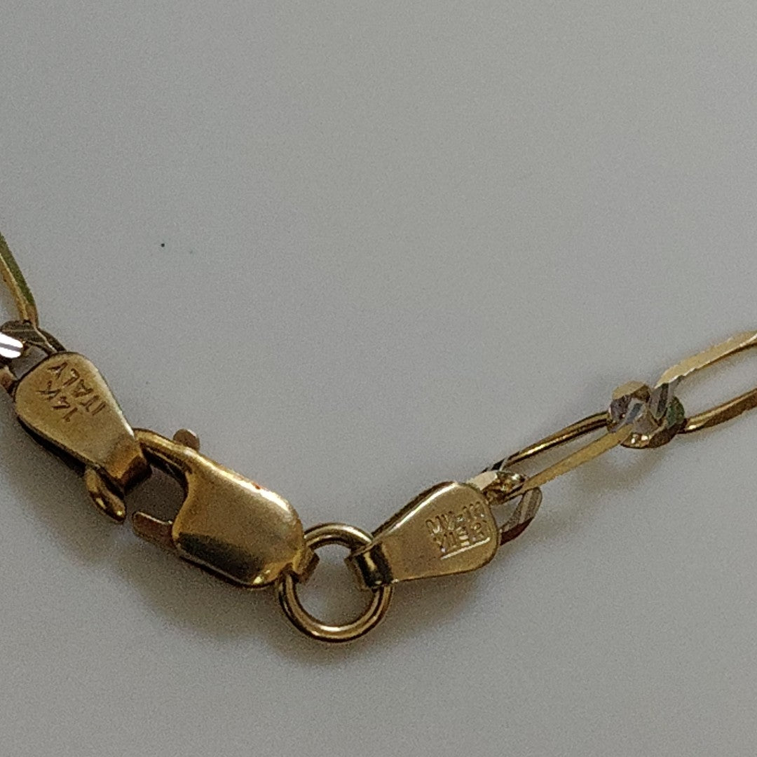 CADENA ORO, RODIADO 14 K 4.1 GRMS (SEMINUEVO)