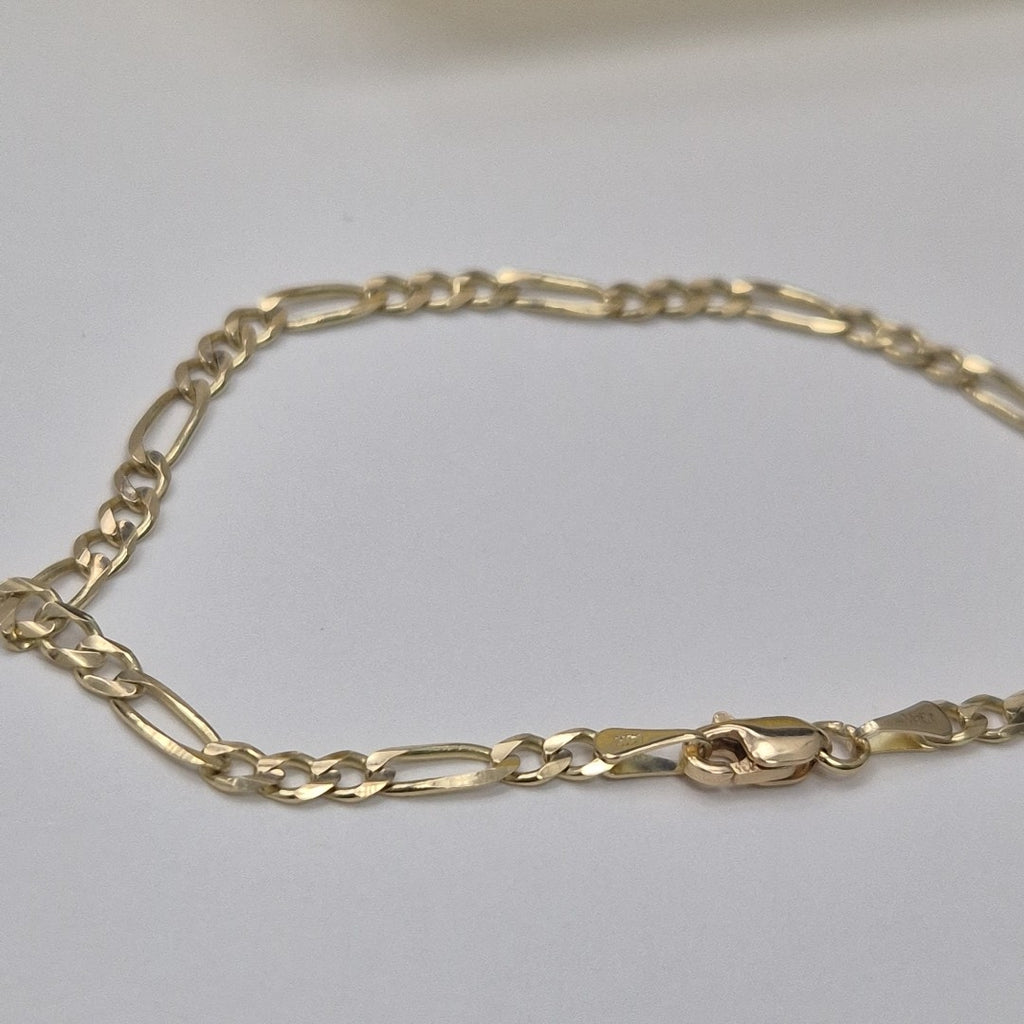 PULSERAS TEJIDO 3X1 ORO 14K 18 CM 2.9 GR (NUEVO)