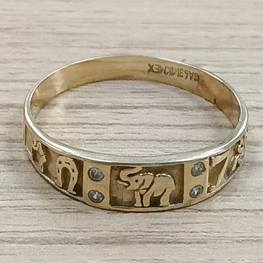 ANILLITO ORO 10 K 2.4 GRMS (SEMINUEVO)