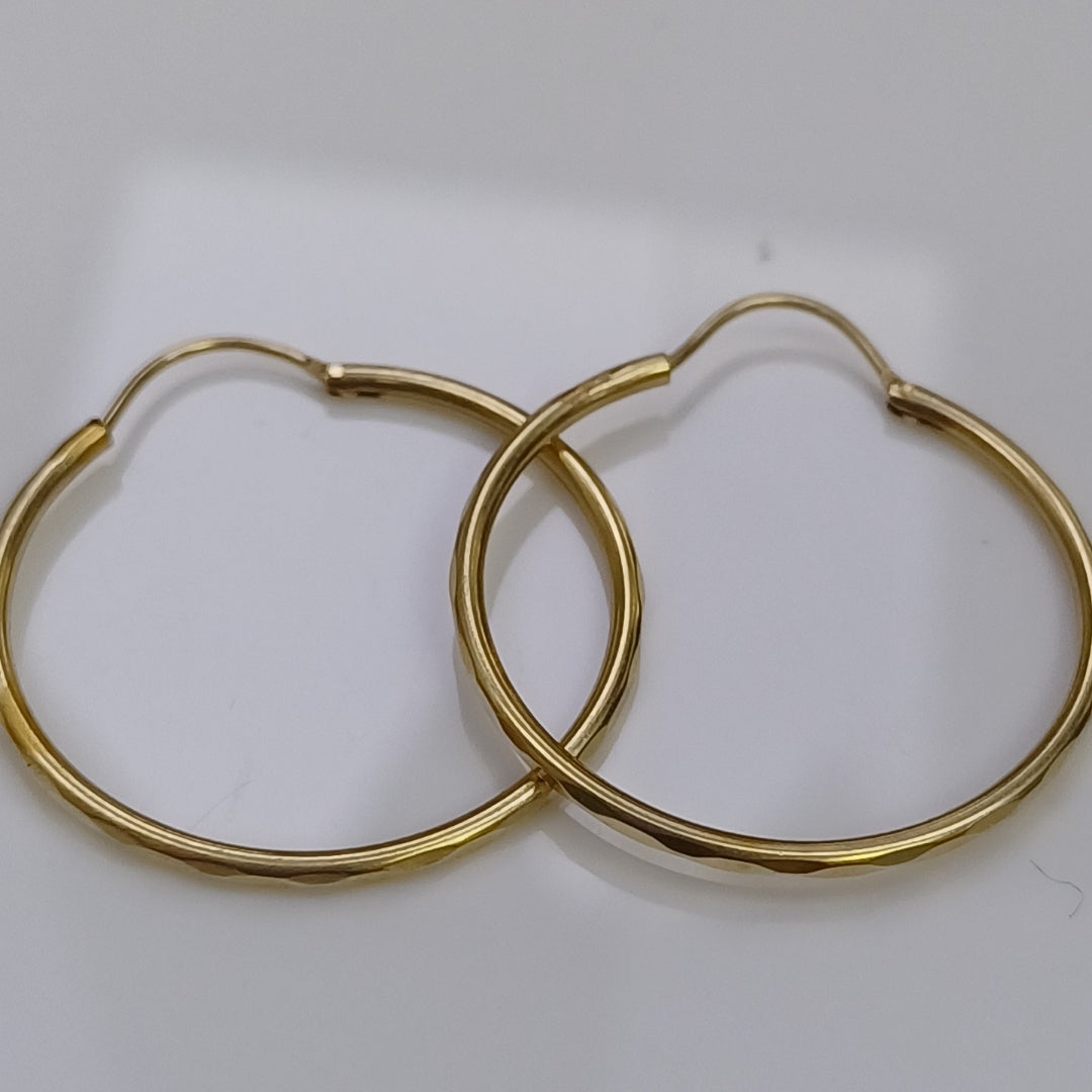 ARRACADAS PAR ORO 14 K 1.8 GRMS (SEMINUEVO)