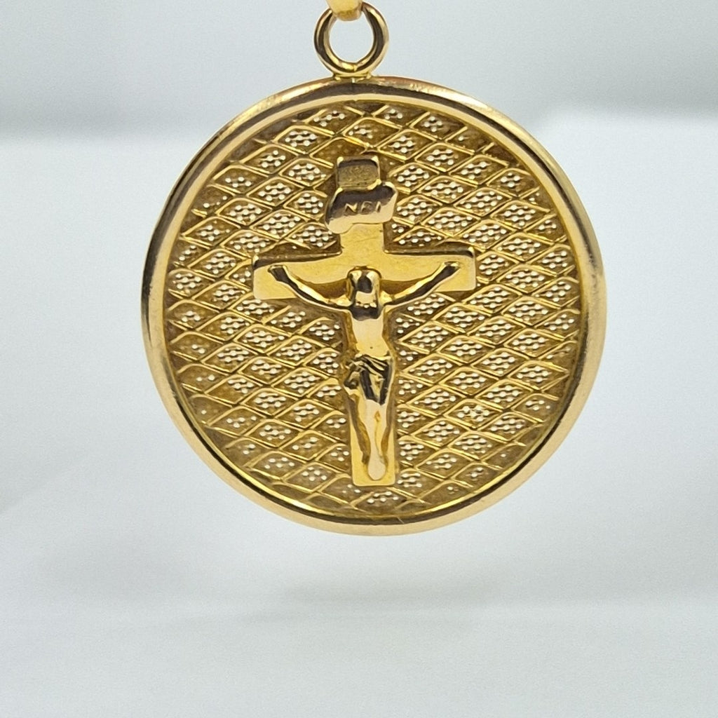 MEDALLA RELIGIOSA ORO 14 K 3,50 GRMS (SEMINUEVO)