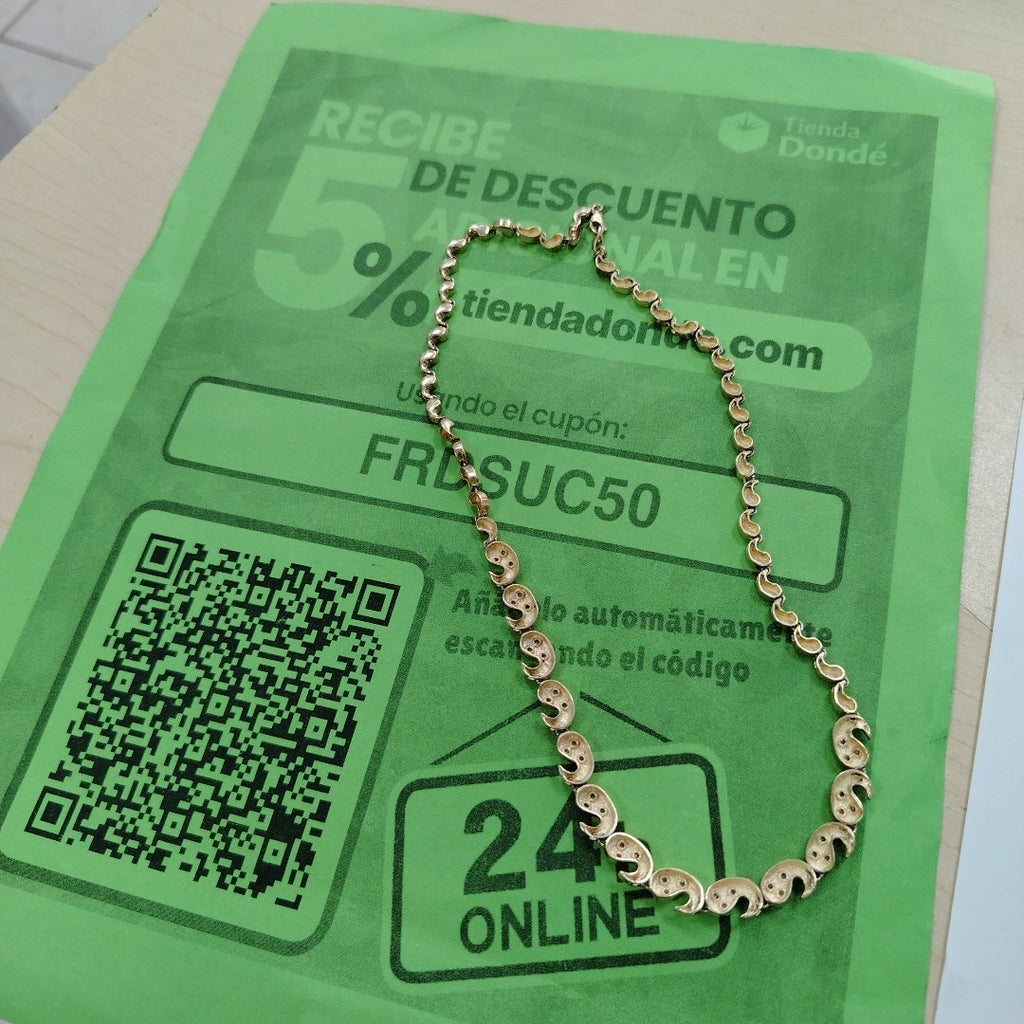 GARGANTILLA ORO 10 K 21.4 GRMS (SEMINUEVO)
