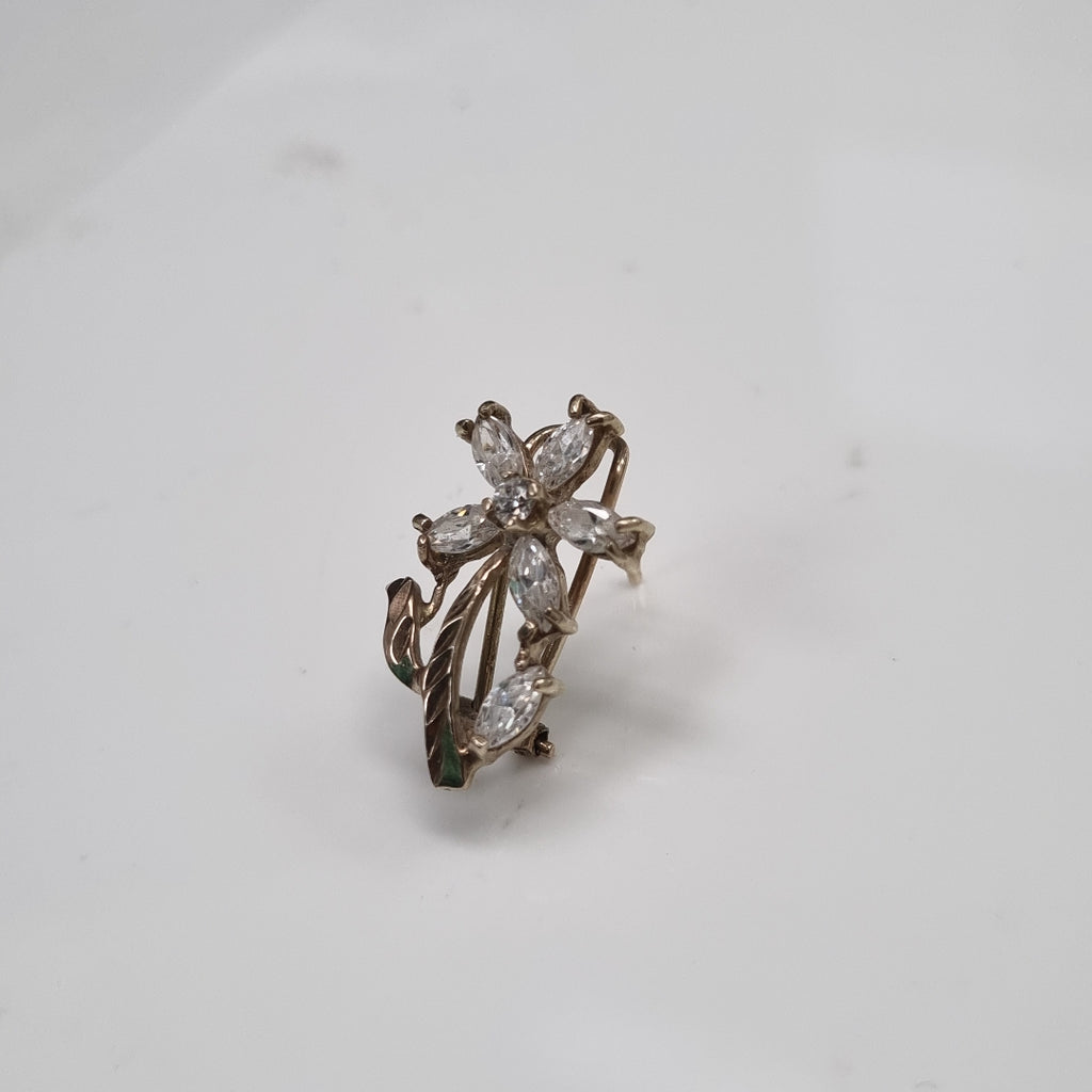 ARETES PAR ORO 10 K 3.8 GRMS (SEMINUEVO)