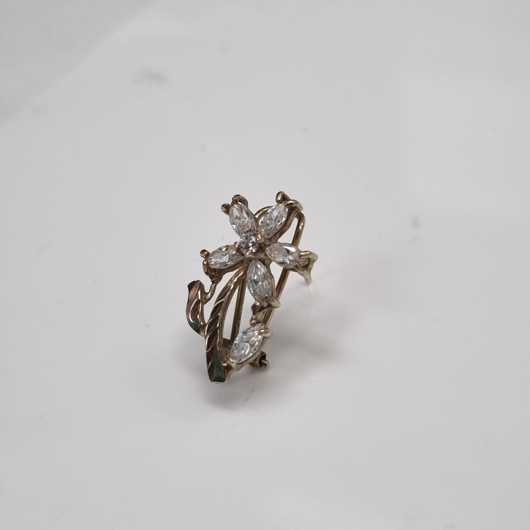 ARETES PAR ORO 10 K 3.8 GRMS (SEMINUEVO)