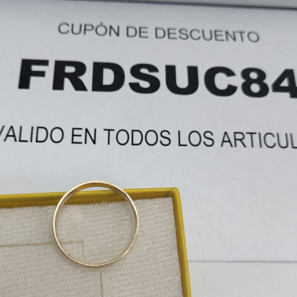 ARGOLLA ORO 10 K 1.4 GRMS (SEMINUEVO)