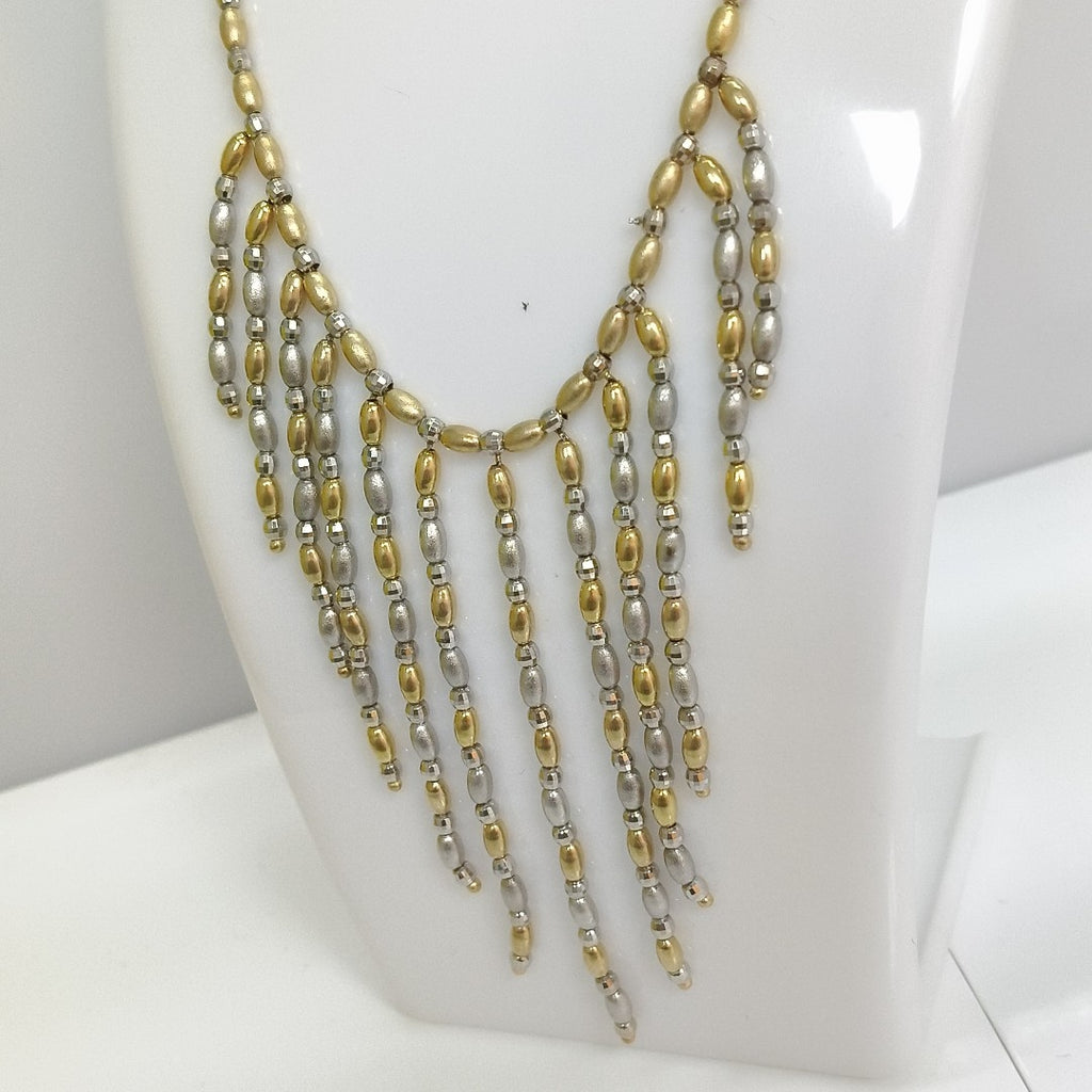 GARGANTILLA ORO COMBINADO 14 K 27,90 GRMS (SEMINUEVO)