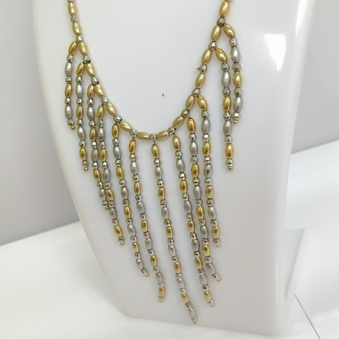 GARGANTILLA ORO COMBINADO 14 K 27,90 GRMS (SEMINUEVO)
