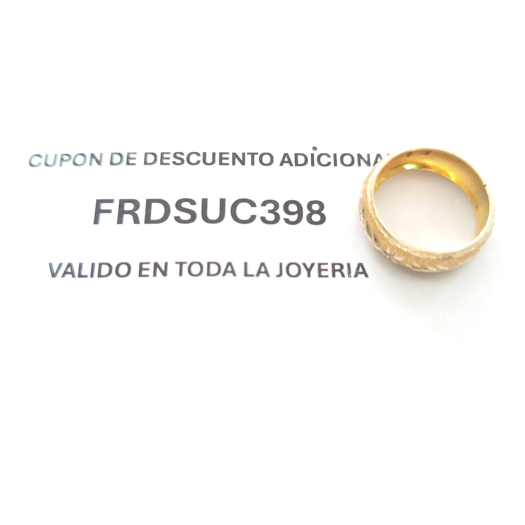 ARGOLLA ORO 14 K 2.7 GRMS (SEMINUEVO)