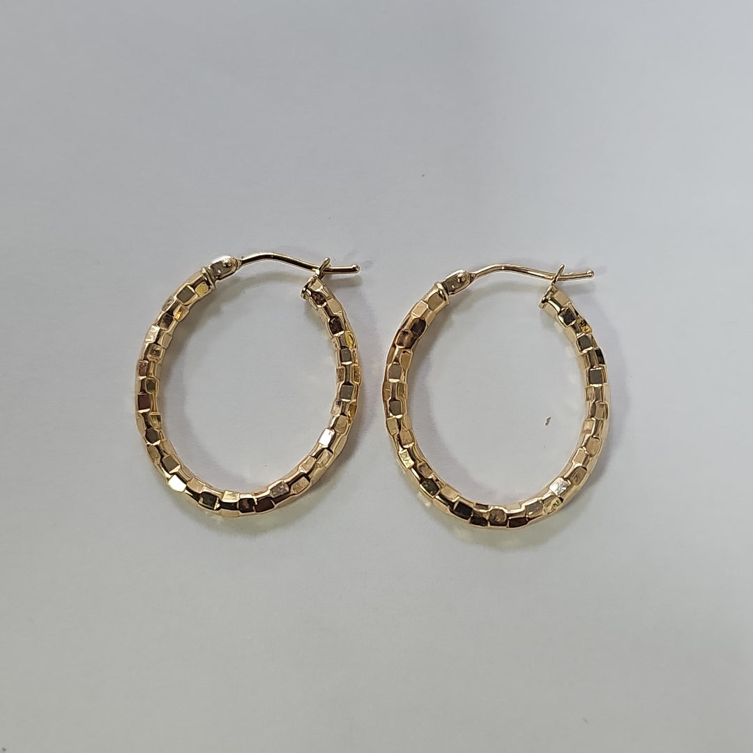 ARRACADAS PAR ORO 14 K 1.4 GRMS (SEMINUEVO)