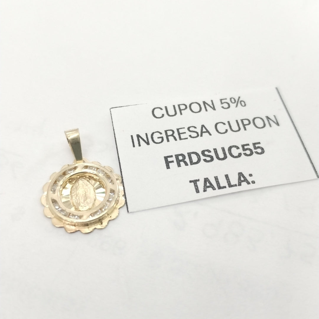 MEDALLA RELIGIOSA ORO 8 K 0,70 GRMS (SEMINUEVO)