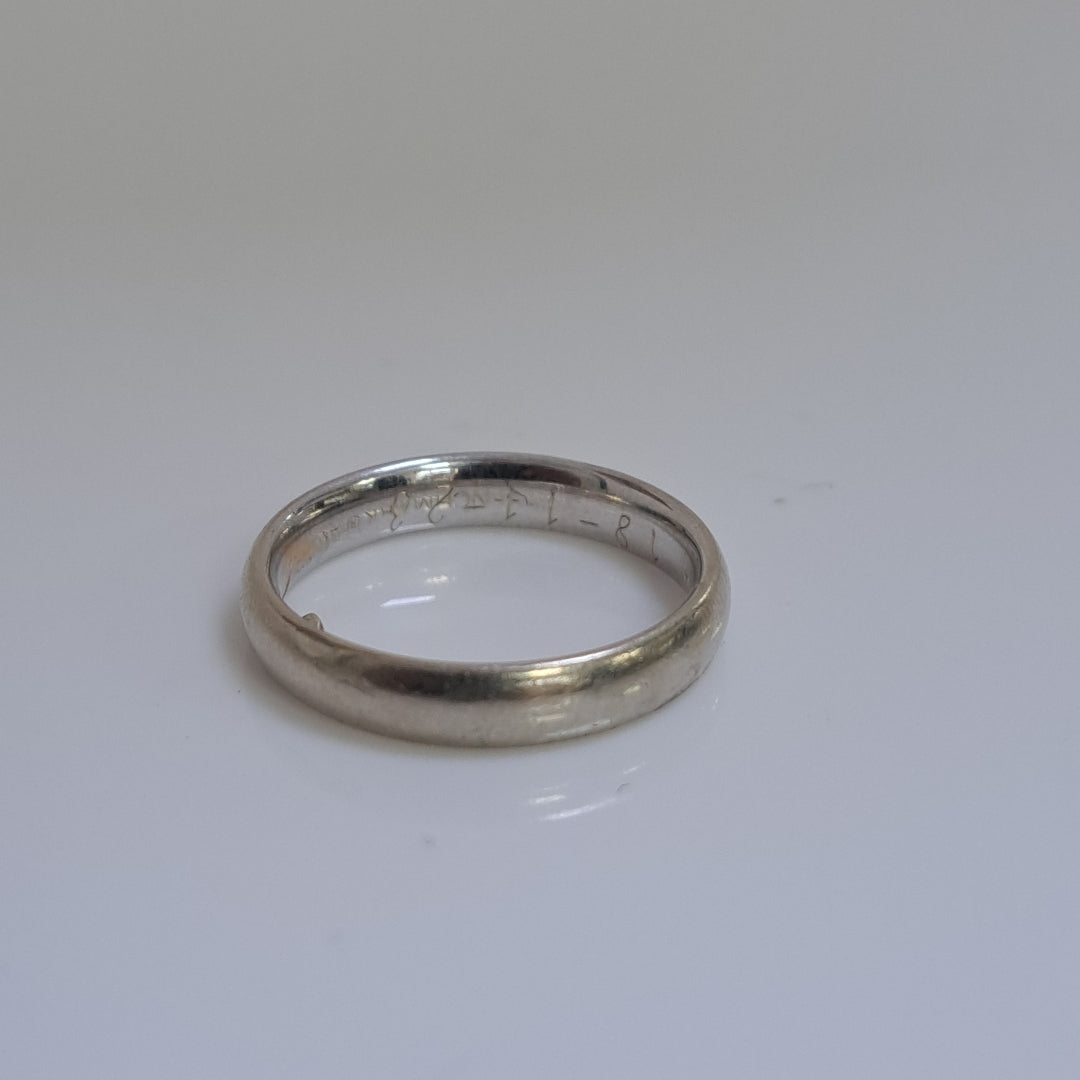 ARGOLLA ORO,ORO BLANCO 14 K 4,20 GRMS (SEMINUEVO)