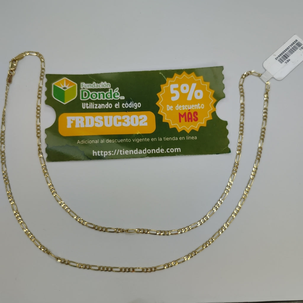 CADENA TEJIDO 3X1 5.7G 60 CM (NUEVO)