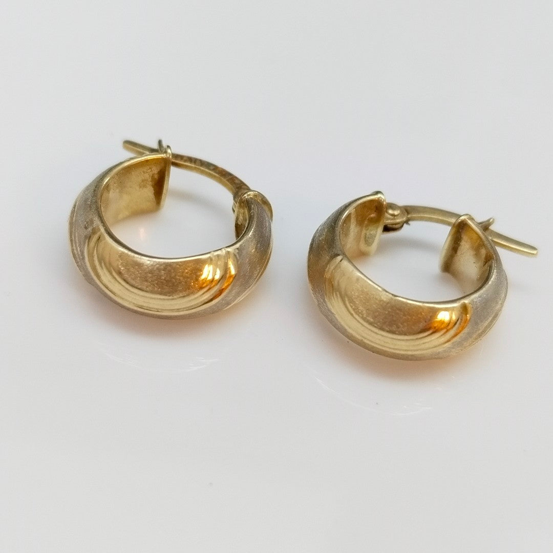 ARRACADAS PAR ORO 14 K 2,10 GRMS (SEMINUEVO)