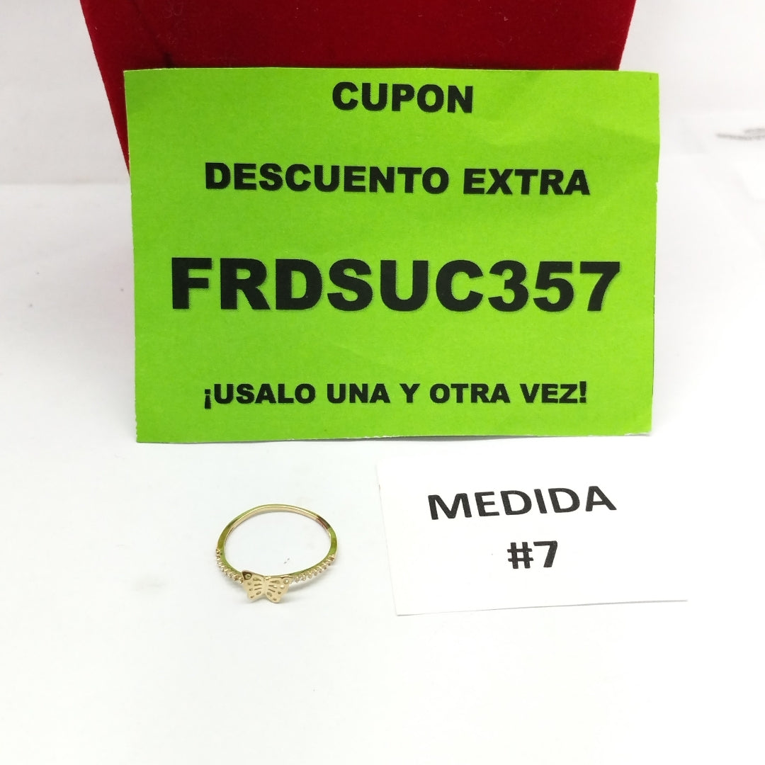 ANILLITO ORO 14 K 0.9 GRMS (SEMINUEVO)
