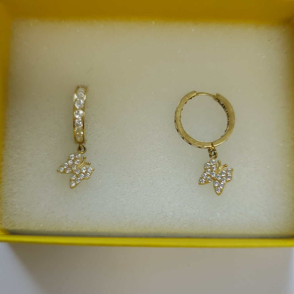 ARRACADAS PAR ORO 14 K 3.2 GRMS (SEMINUEVO)